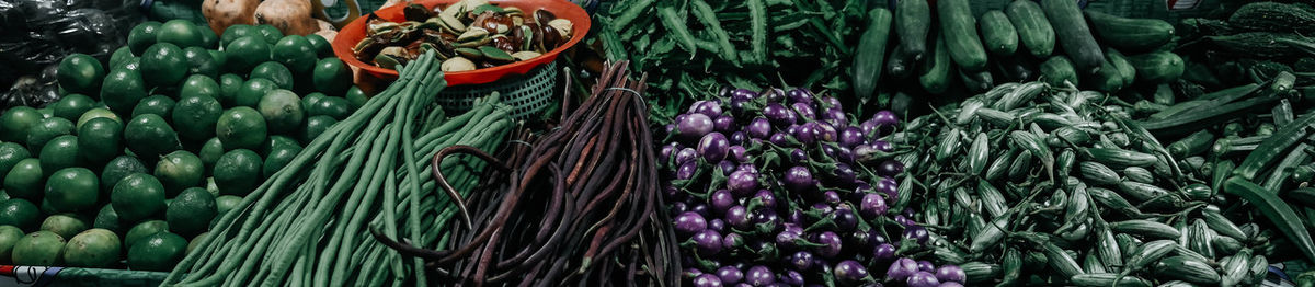 Fresh vegetables at a local market showcasing seasonal produce