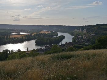 Scenic view of landscape against sky