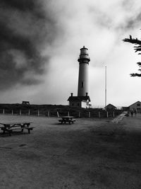 Lighthouse with lighthouse in background