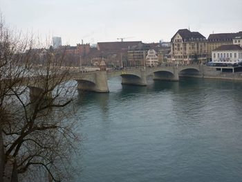 Bridge over river in city