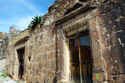 Low angle view of old building