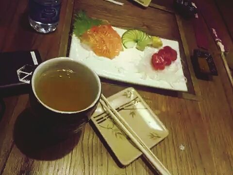 food and drink, indoors, table, still life, drink, food, wood - material, freshness, high angle view, refreshment, healthy eating, coffee cup, wooden, plate, drinking glass, no people, wood, bowl, coffee - drink, close-up