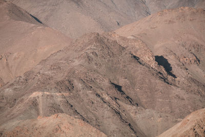 High angle view of land