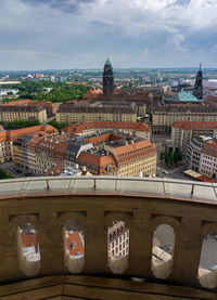 Dresden as seen from frauenkirche vantage platform