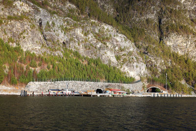 Scenic view of lake