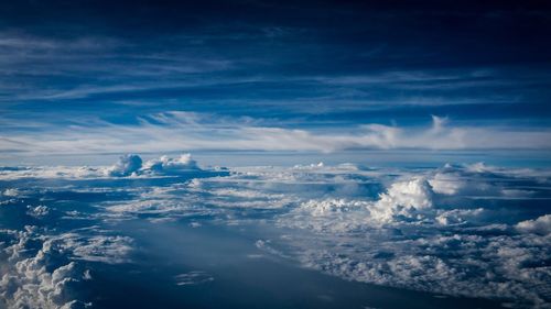 Clouds over sea