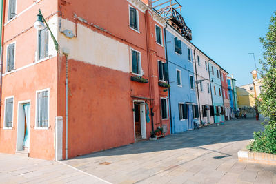 View of residential buildings