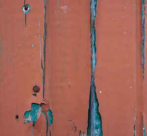 Full frame shot of weathered door