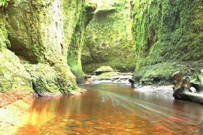 River flowing through rocks