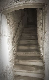 Staircase of old building