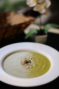 Close-up of drink on table