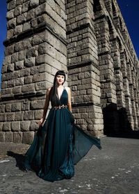 Portrait of young woman posing 