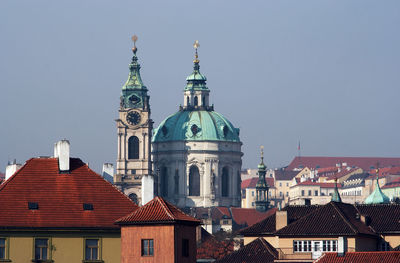 St nikolas church, one of the most important buildings of baroque prague