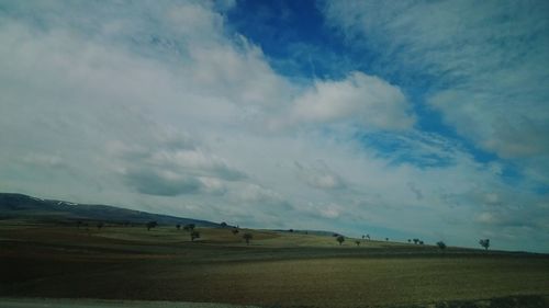 Scenic view of landscape against sky