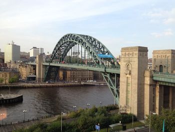 Tyne bridge over river