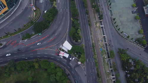 Street view from drone