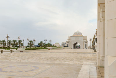 View of built structures against sky