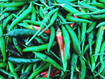 Full frame shot of vegetables for sale in market