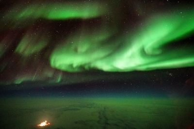 Low angle view of sky at night