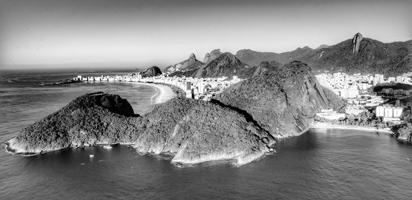 Panoramic view of sea against sky