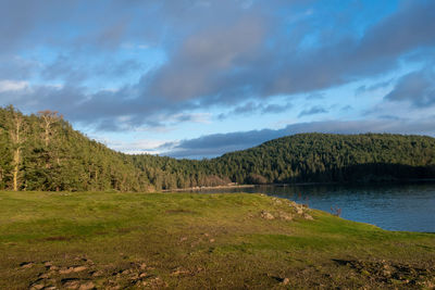 Scenic view of landscape against sky