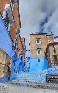 Built structures on chefchaouen 