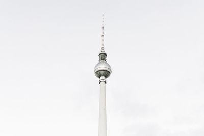 Low angle view of television tower