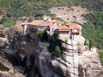 High angle view of buildings