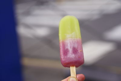 Close-up of ice cream