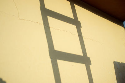 Close-up of shadow on building