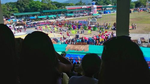 People in shopping mall