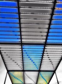 Low angle view of blue sky