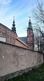 Low angle view of church