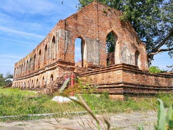 Low angle view of a temple