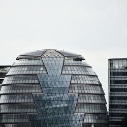 Low angle view of modern building
