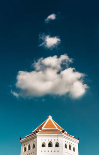 Low angle view of building against sky