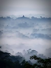 Low angle view of mountain against sky