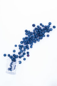 Close-up of blue wall