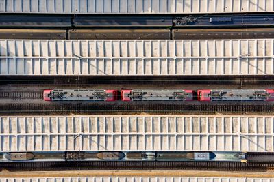 Aerial view of santa apolonia train station