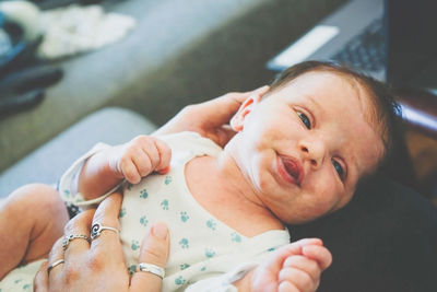 Portrait of a smiling boy