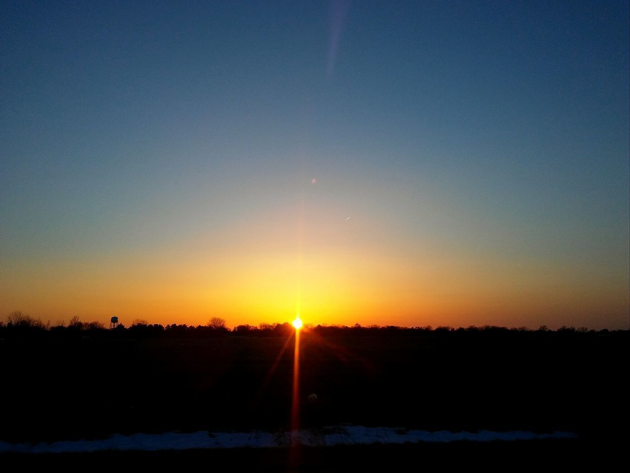 SILHOUETTE LANDSCAPE AGAINST SKY DURING SUNSET