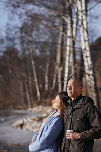 Couple standing together