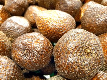 Full frame shot of fruits for sale in market