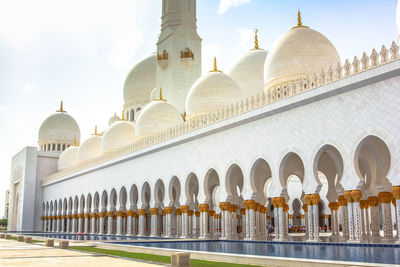 Panoramic view of cathedral and buildings against sky