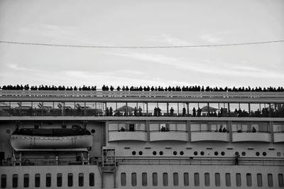 Low angle view of built structure against sky