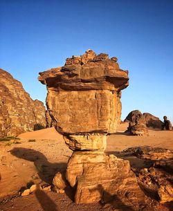 View of rock formations