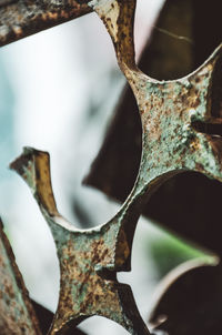 Close-up of rusty metal