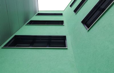 Low angle view of window on building