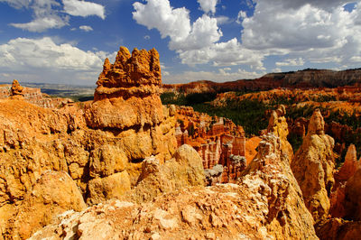 Panoramic view of landscape against sky