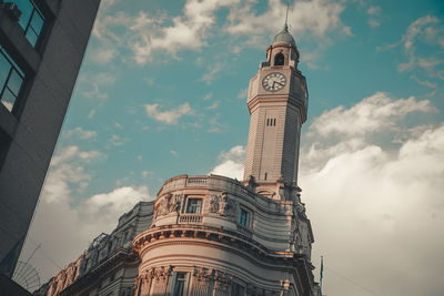 Low angle view of building against sky